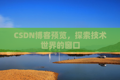 CSDN博客预览，探索技术世界的窗口
